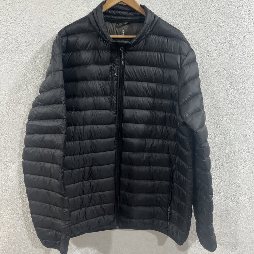 Elevate Men’s/Hommes‎ Lightweight Down Puffer Coat Sz 3X Black